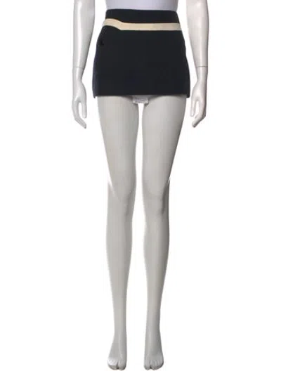 Pre-owned Alexis Mini Skirt In Black