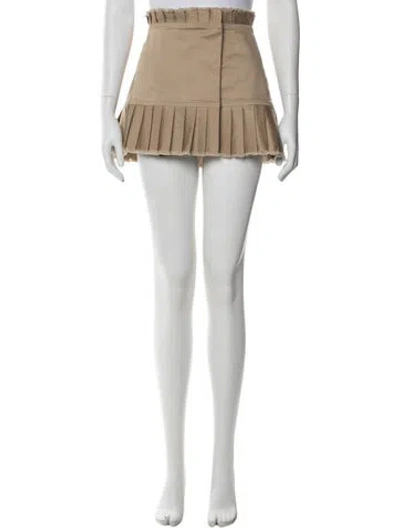 Pre-owned Alexis Mini Skirt In Brown