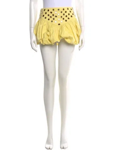 Pre-owned Alexis Mini Skirt In Neutral