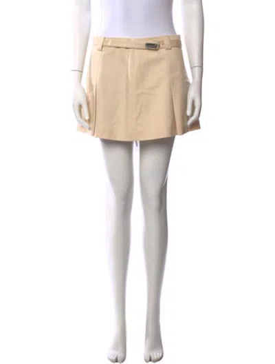 Pre-owned Alexis Mini Skirt W/ Tags In Neutrals