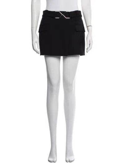 Pre-owned Alexis Mini Skirt In White