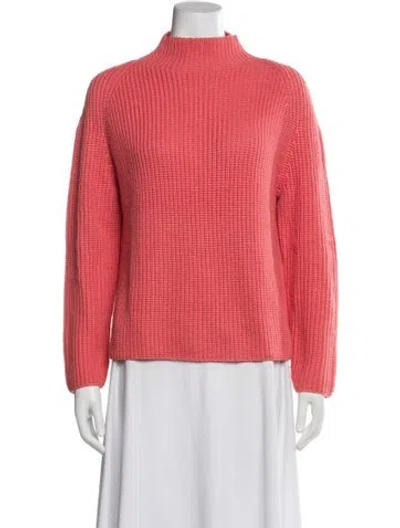 Pre-owned Alexis Mock Neck Sweater In Pink