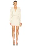 Alexis Morci Short Dress In Cream
