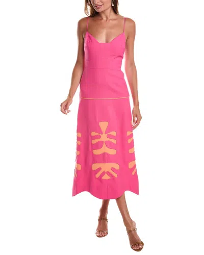 Alexis Nalory Midi Dress In Pink