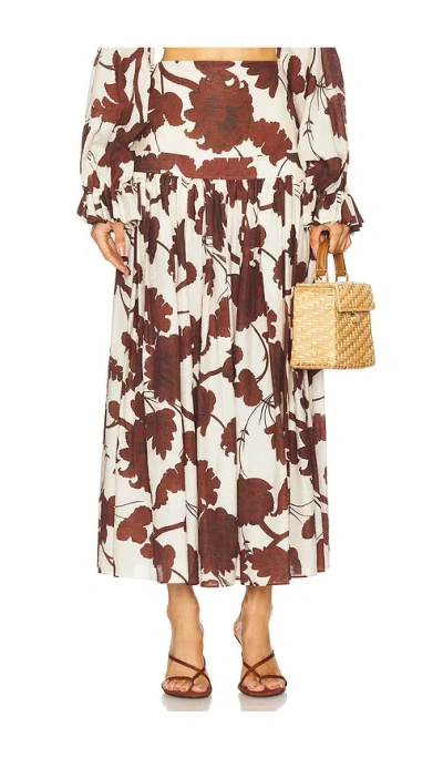 Alexis Napoli Skirt In Brown