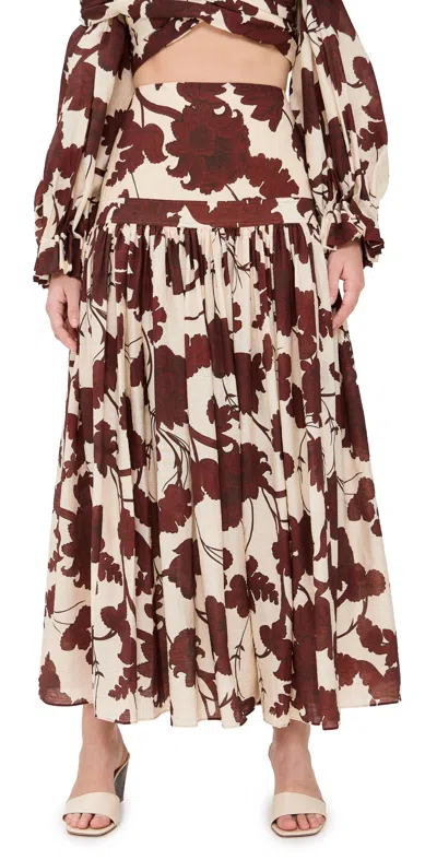 Alexis Napoli Skirt Obsidian Brown