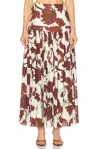Alexis Napoli Skirt In Obsidian Brown