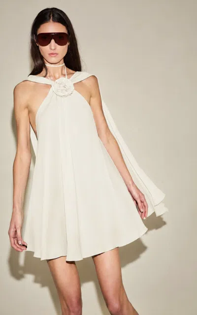 Alexis Nazzare Crepe Mini Dress In Ivory