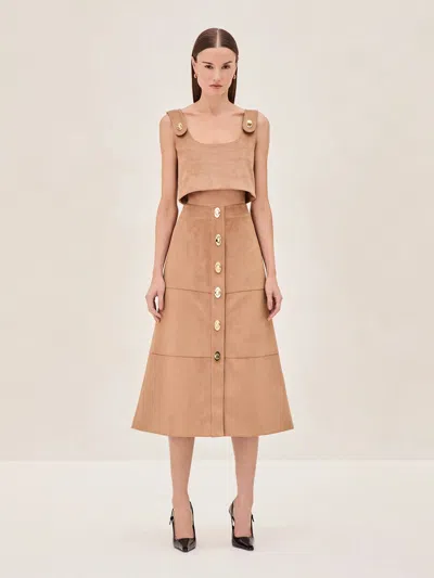 Alexis Norie Top In Tan