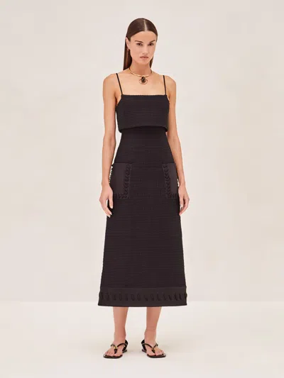 Alexis Noval Midi Dress In Transparent