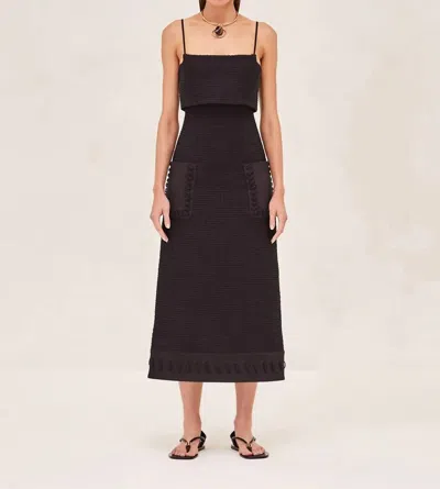 Alexis Noval Dress In Black In Brown
