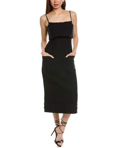 Alexis Noval Midi Dress In Black