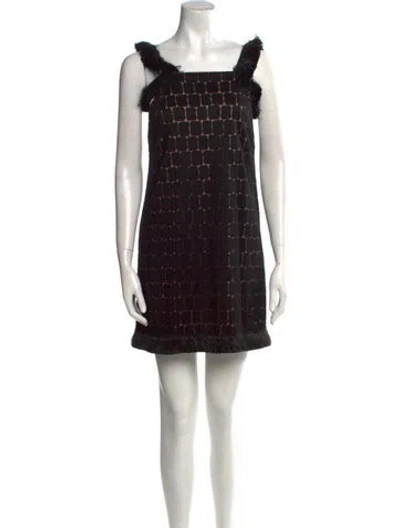 Pre-owned Alexis Nylon Mini Dress W/ Tags In Black