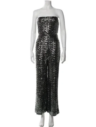 Pre-owned Alexis Nylon Strapless Jumpsuit In Multi