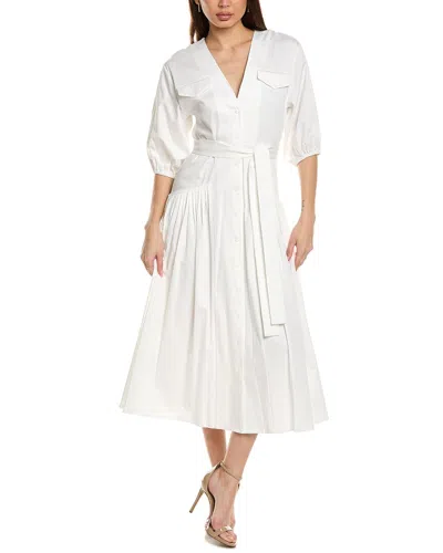Alexis Oasis Midi Dress In White