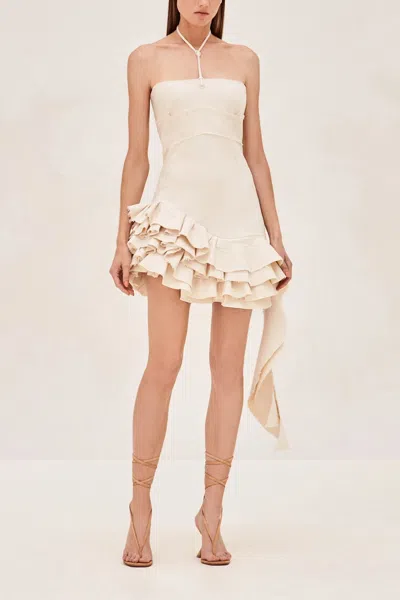 Alexis Okara Mini Dress In Ivory