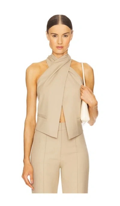 Alexis Olfi Vest In Tan