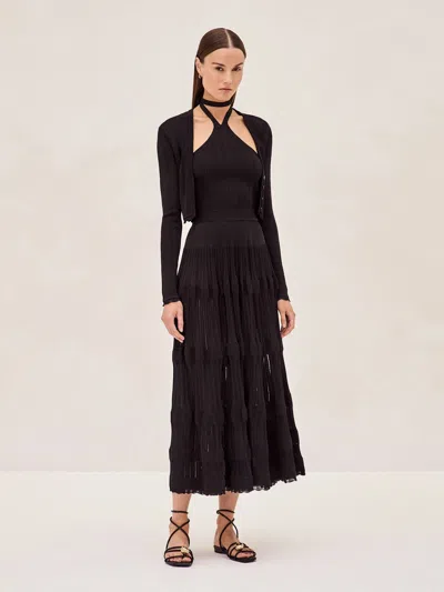 Alexis Olive Cardigan In Black