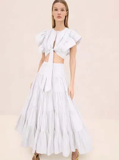 Alexis Ondine Skirt In White