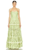 Alexis Ottilie Gown In 橘黄