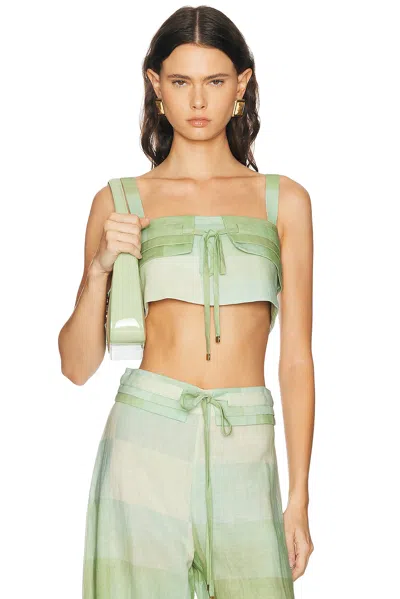Alexis Oxford Top In Green