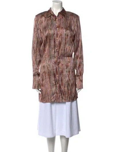 Pre-owned Alexis Paisley Print Mini Dress In Pink