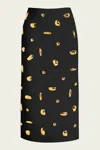 Alexis Pamila Midi Skirt In Black