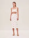 Alexis Pamila Skirt In White