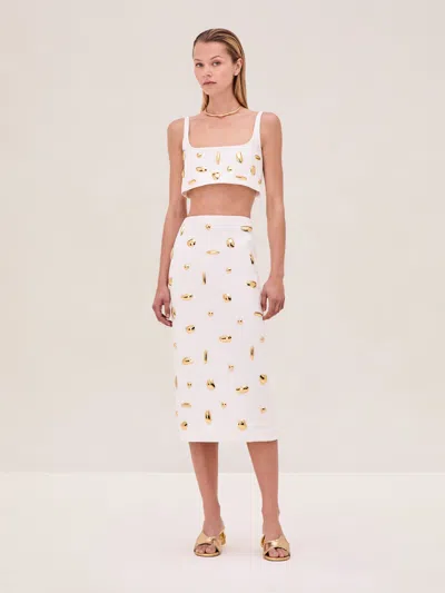 Alexis Pamila Skirt In White