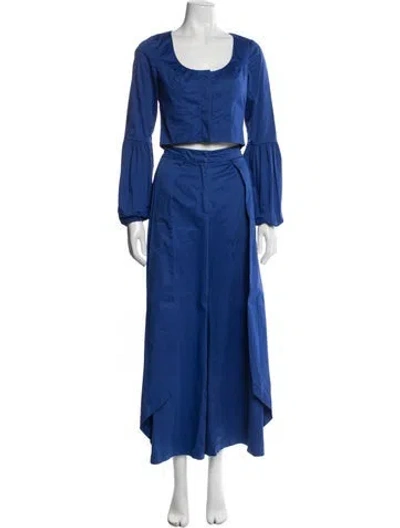 Pre-owned Alexis Pant Set In Blue
