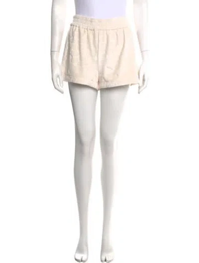 Pre-owned Alexis Patterned Mini Shorts In Neutrals
