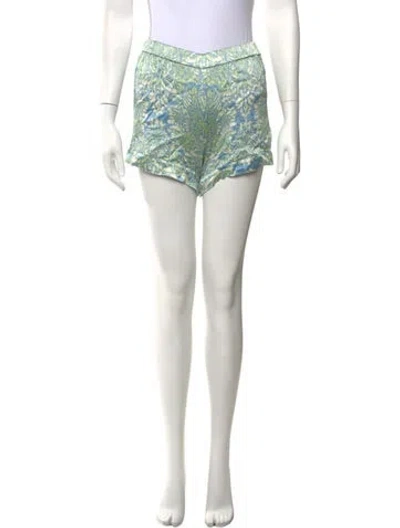 Pre-owned Alexis Patterned Mini Shorts In Neutrals