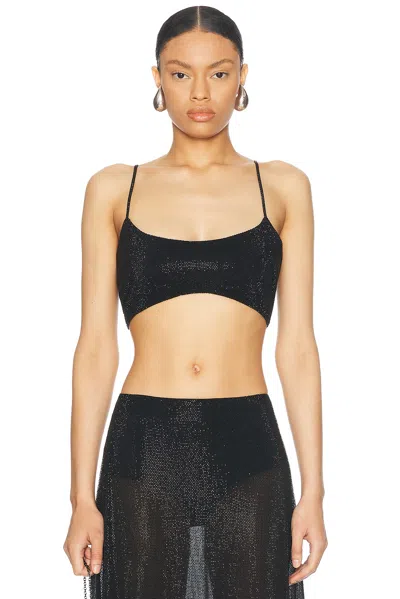 Alexis Poli Crop Top In Black
