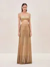 Alexis Poli Top In Gold Ombre