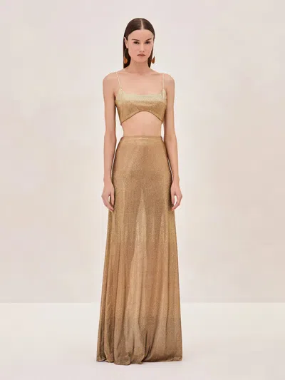 Alexis Poli Top In Gold Ombre