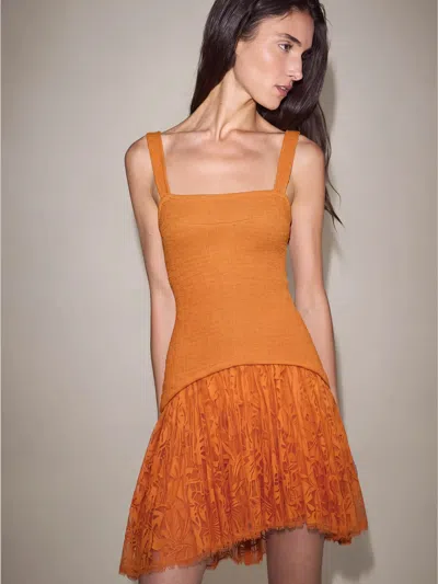 Alexis Pomela Dress In Orange