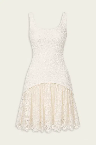 Alexis Pomela Mini Dress In Ivory In White