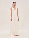 Alexis Powell Jumpsuit In Ivory