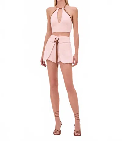 ALEXIS PRATO ZIP SKORT IN PINK