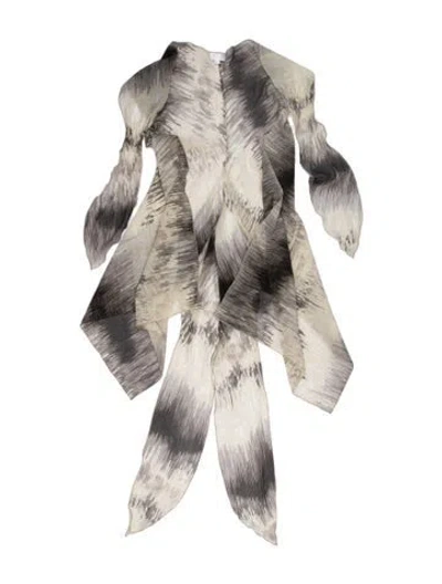 Pre-owned Alexis Printed Cover-up W/ Tags In Neutral