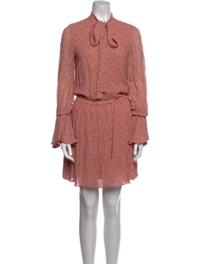 Pre-owned Alexis Printed Knee-length Dress In Multi