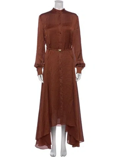 Pre-owned Alexis Printed Long Dress W/ Tags In Multi