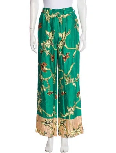 Pre-owned Alexis Printed Lounge Set In Green