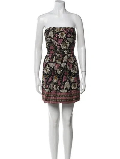 Pre-owned Alexis Printed Mini Dress