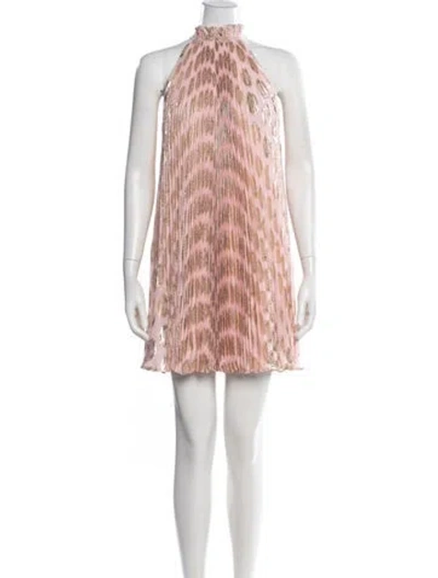Pre-owned Alexis Printed Mini Dress