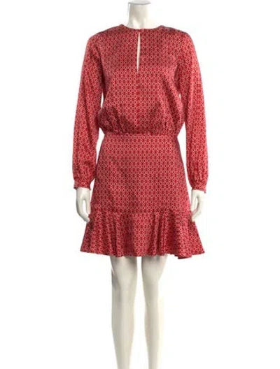 Pre-owned Alexis Printed Mini Dress In Multi