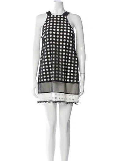Pre-owned Alexis Printed Mini Dress In Multi