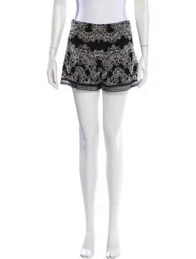 Pre-owned Alexis Printed Mini Shorts In Multi