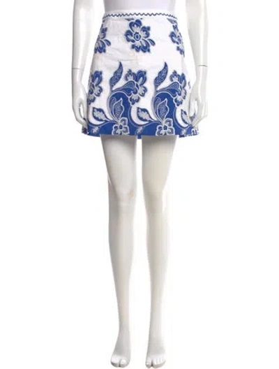 Pre-owned Alexis Printed Mini Skirt In Multi