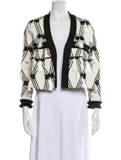 Pre-owned Alexis Printed Vest W/ Tags In Neutral